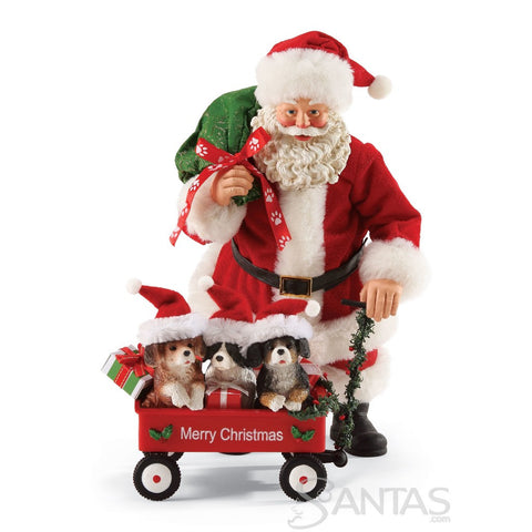 Waggin' Possible Dreams Santa with Puppies