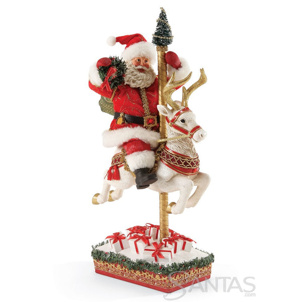 Ruby Anniversary Carousel Possible Dreams Santa