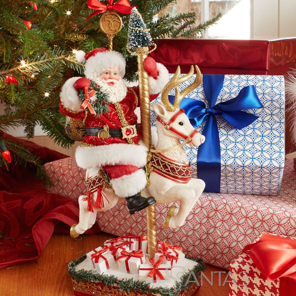 Ruby Anniversary Carousel Possible Dreams Santa