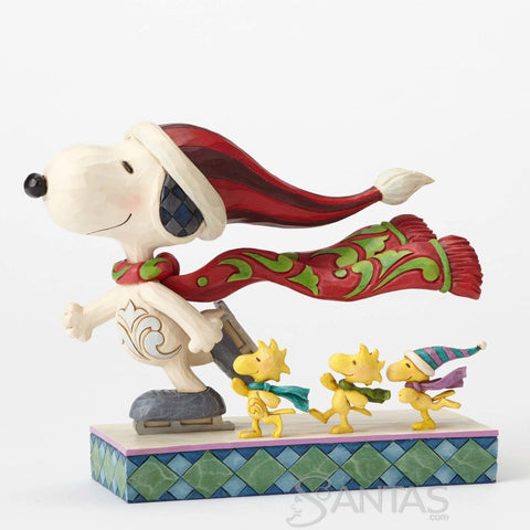 Snoopy, Woodstock and Friends - Skate Mates Jim Shore