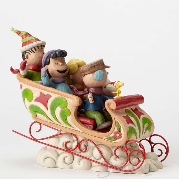 Peanuts Gang Sleigh Ride Jim Shore