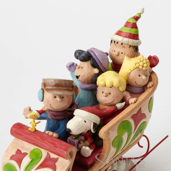 Peanuts Gang Sleigh Ride Jim Shore