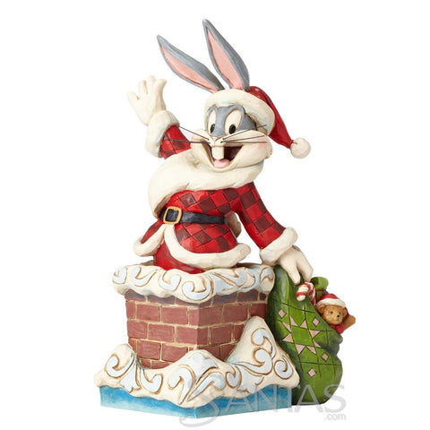 Santa Bugs Bunny - Up on The Roof Top