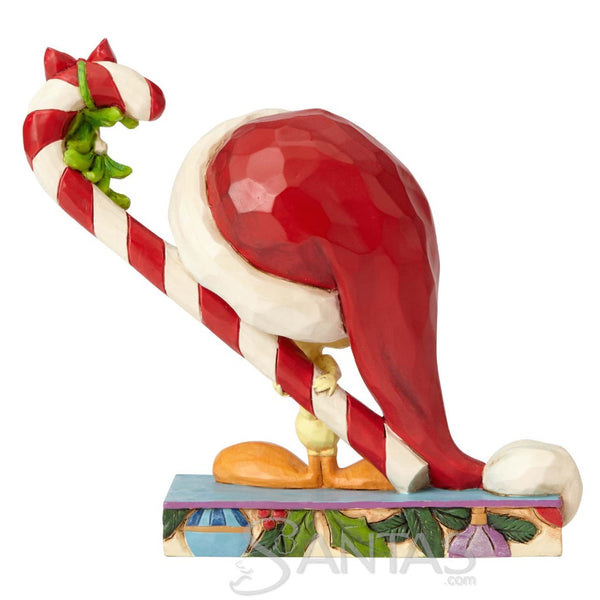 Jim Shore Looney Tunes Christmas Tweety - Candy Cane Cutie