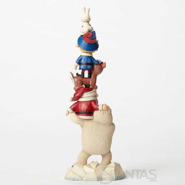 Stacked Rudolph and Friends Jim Shore Rudolph