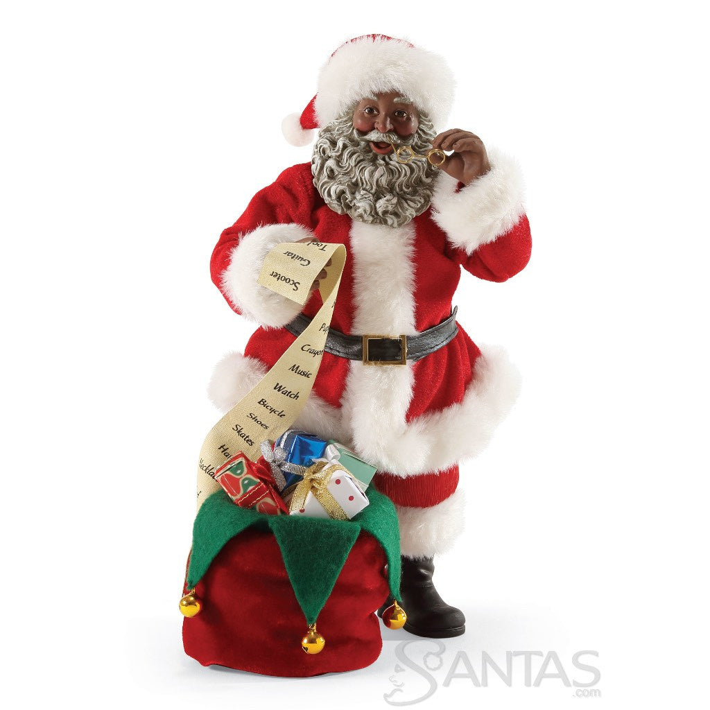 African American Santa Claus figures by Possible Dreams | santas.com