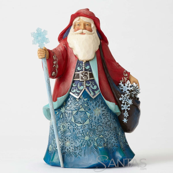 Jim Shore Wonderland Santa with Snowflakes - Father Frost