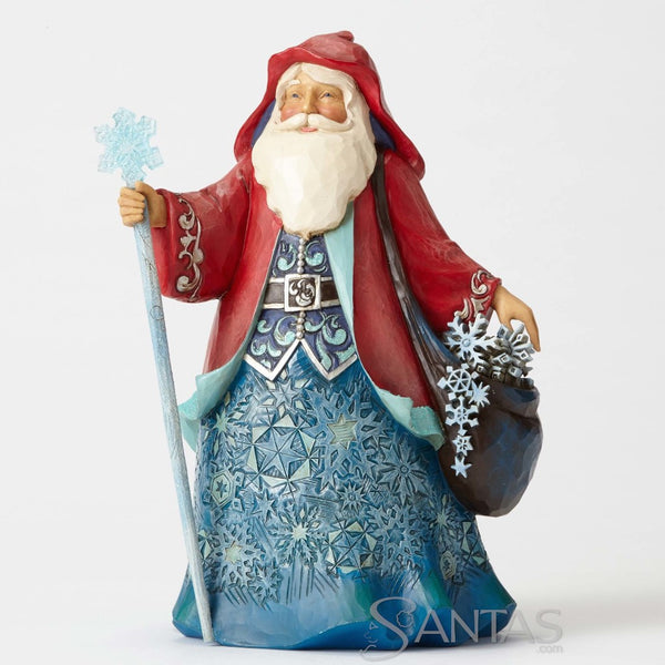 Jim Shore Wonderland Santa with Snowflakes - Father Frost
