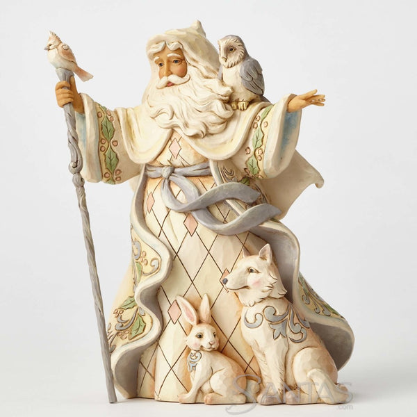 Woodland Santa with cane - One Love For All Jim Shore