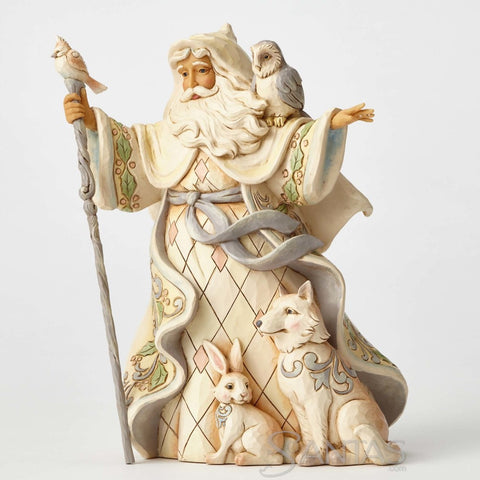 Woodland Santa with cane - One Love For All Jim Shore