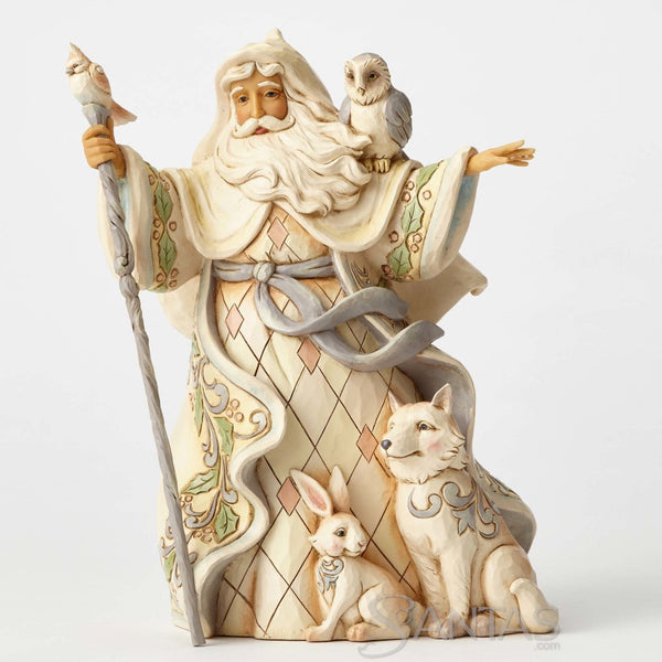Woodland Santa with cane - One Love For All Jim Shore