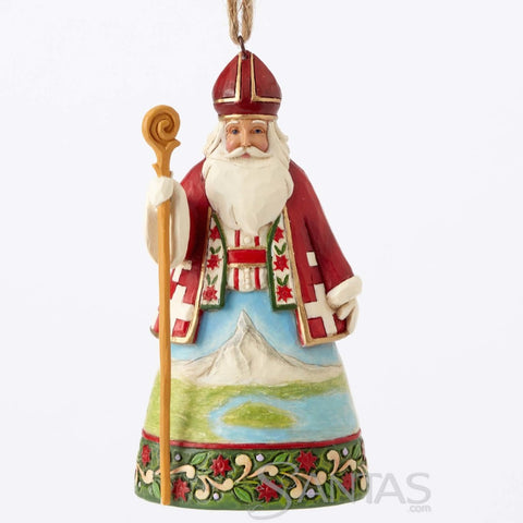 Swiss Santa Ornament Jim Shore