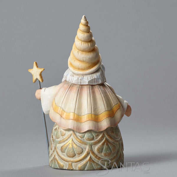 Seashell Santa with Star Staff Jim Shore River's End
