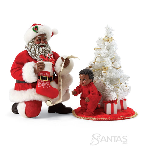 Baby's First Tree African American Possible Dreams Santa