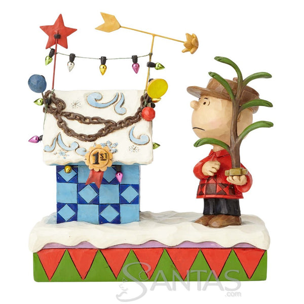 Charlie Brown & Decorated Doghouse - Charlie Brown Christmas