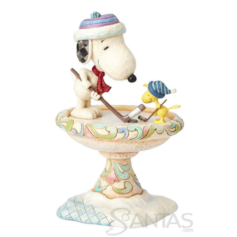 Snoopy and Woodstock - Friendly Face Off by Jim Shore