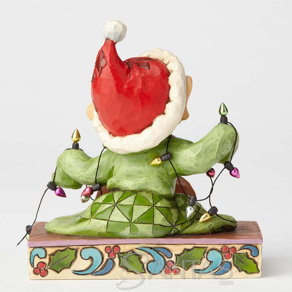 Santa Dopey with Christmas Lights