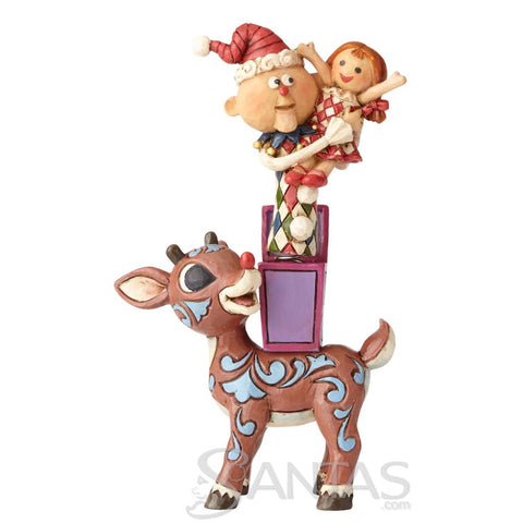 Rudolph with Misfits Jim Shore Rudolph Traditions