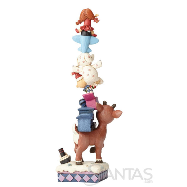 Rudolph with Stacked Misfits Jim Shore Rudolph Traditions