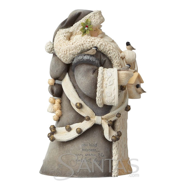 Woodland Santa with Bells and Birds