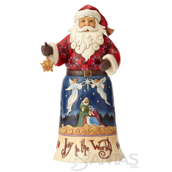 Joy To The World Santa by Jim Shore