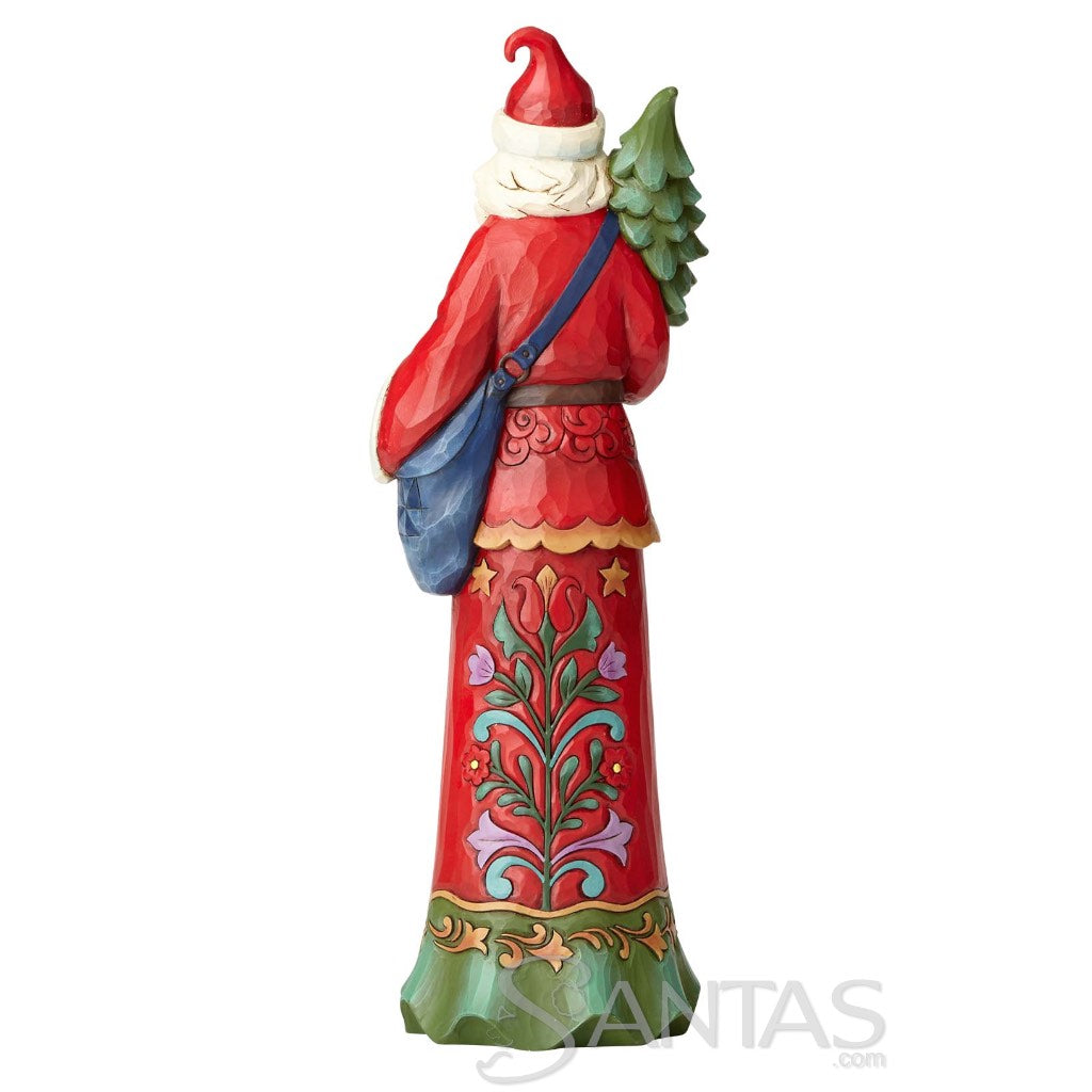 Tall Santa with Tree - Filling Tall Orders 4058789 | santas.com