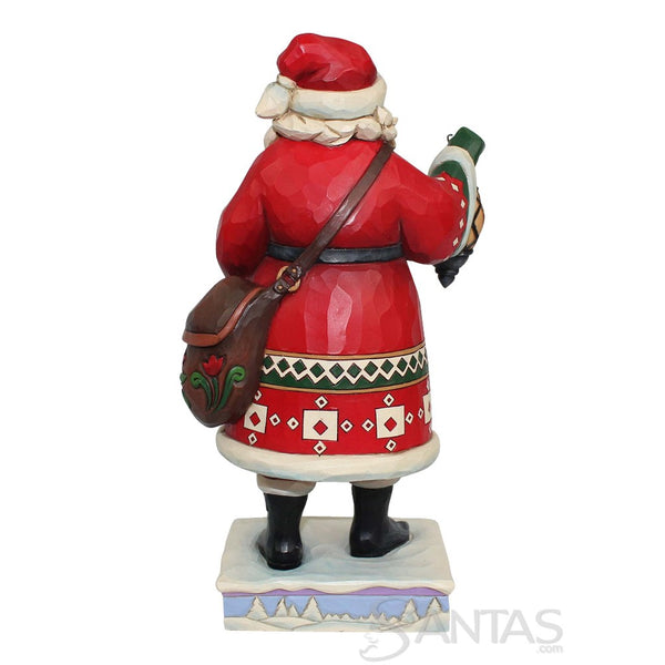 Santa with Lantern and Satchel - Delivering December Jim Shore