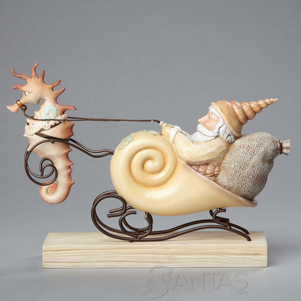 Jim Shore Coastal Santa in Shell - Seas and Greetings