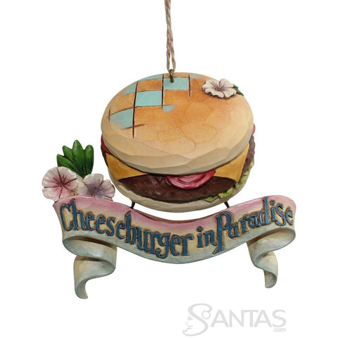 Cheeseburger in Paradise Ornament - Jim Shore Margaritaville