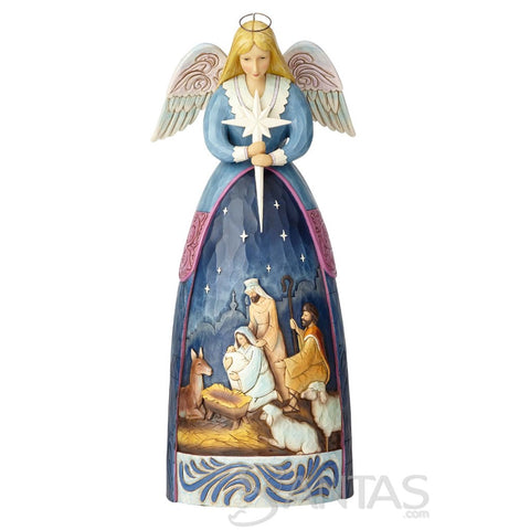 19 inch Nativity Angel Statue Jim Shore Heartwood Creek