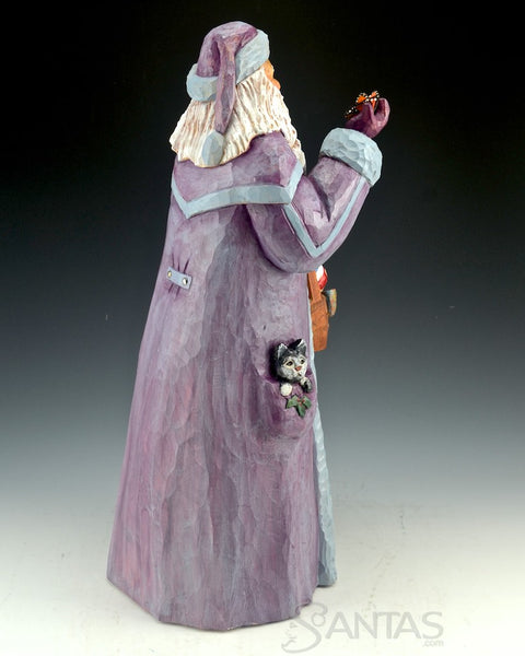 Favorite Things Wood Santa Carving by Barbara Scoles