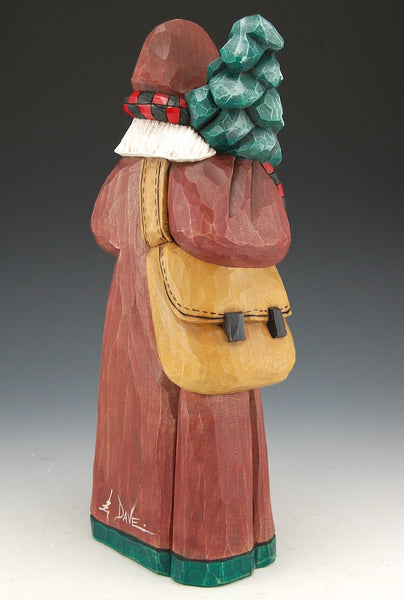 Santa with Tree and Lodge Quilt by Dave Francis