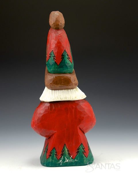 12 inch Toy Soldier Santa Carving by Dave Francis