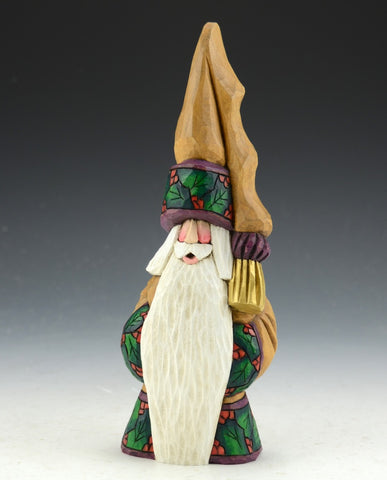 Wenceslas Tall Hat Santa by Dave Francis