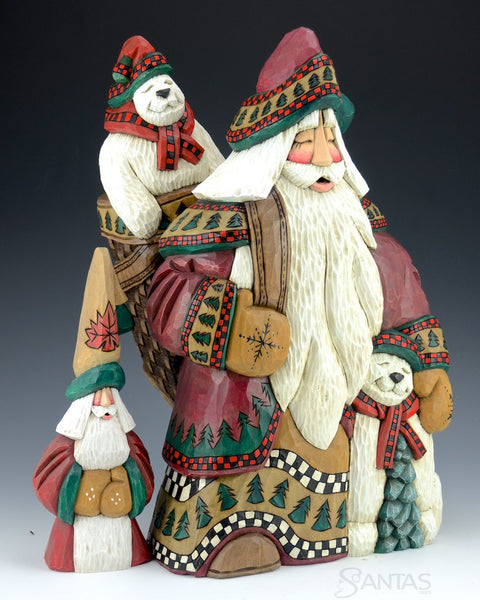 Polar Bear Christmas For Santa Claus