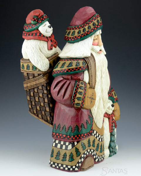 Polar Bear Christmas For Santa Claus