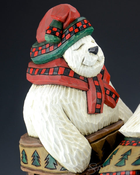 Polar Bear Christmas For Santa Claus