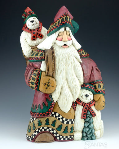 Polar Bear Christmas For Santa Claus