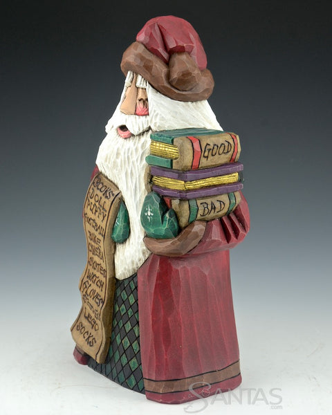 Toy List Santa by Dave Francis