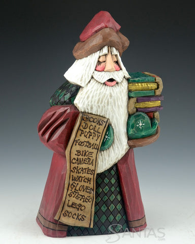 Toy List Santa by Dave Francis