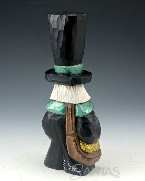 Irish Tall Hat Santa Claus Carving by Dave Francis