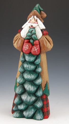 12 inch Evergreen Santa by Dave Francis