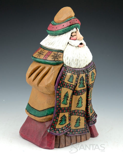 Christmas Tree Quilt Stout Santa by Dave Francis