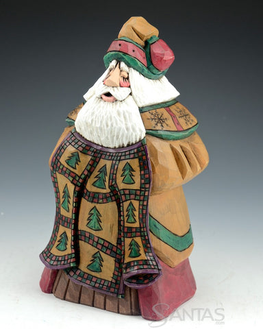 Christmas Tree Quilt Stout Santa by Dave Francis