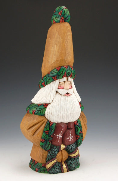 12 inch Holly and Ivy Santa by Dave Francis
