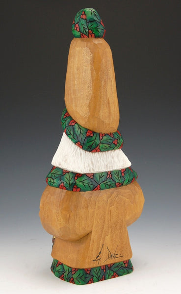 12 inch Holly and Ivy Santa by Dave Francis