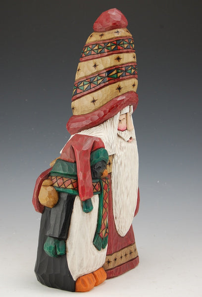 Polar Pals - Santa and Penguin by Dave Francis