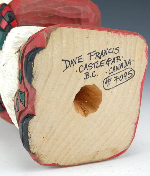 Piggy Back Santa and Bears by Dave Francis