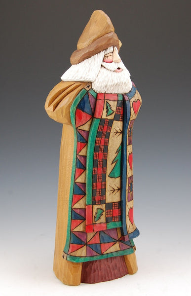 12 inch Triple Quilt Santa by Dave Francis