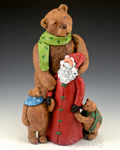 Santa and the Three Bears - Ginny Diezel Original